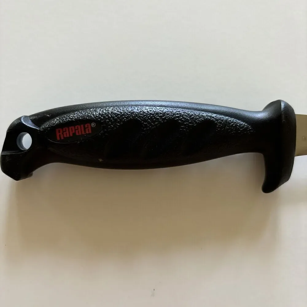 Rapala Deluxe Falcon‎ Fillet Knife BP134SH Black Stainless 6” fillet blade.